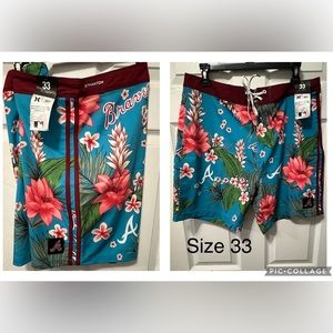 ATlanta Braves swim trunks